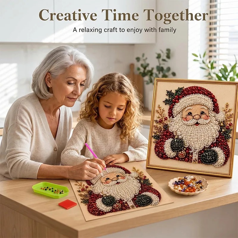 Resin Art Work - Noel İnci Elmas Boyama Sanat Seti