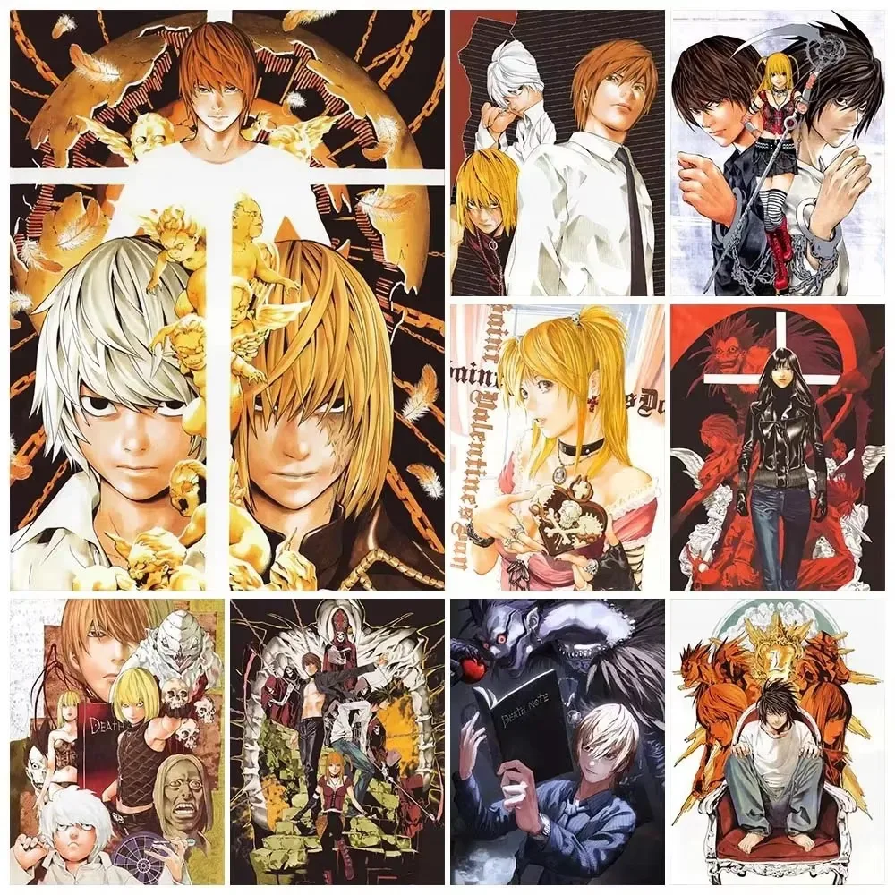 Resin Art Work - Elmas Boyama, Klasik Japon Anime Death