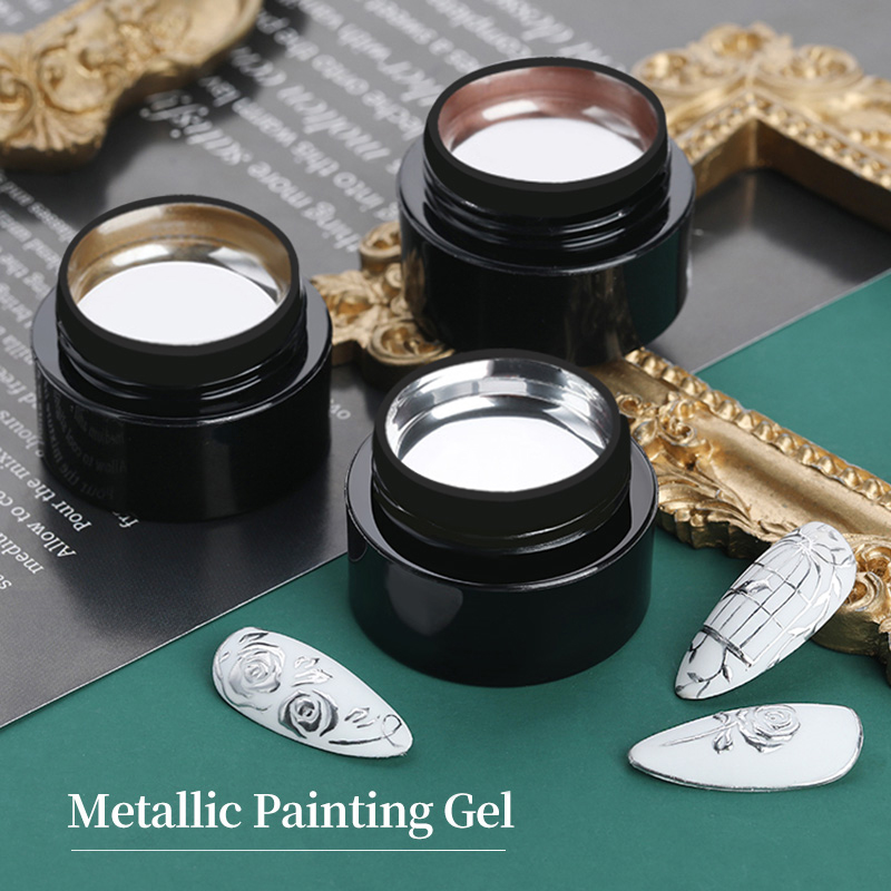 Resin Art Rose - BORN PRETTY 5ml Metal Jel Oje
