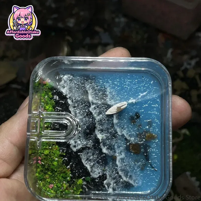 Resin Art Work - Deniz Feneri Balık Temalı Reçine El