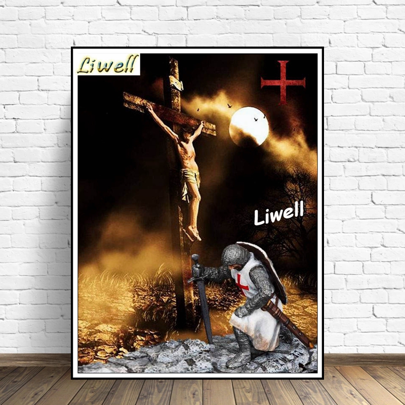 5d şövalye Templar savaşçı mes - Resin Art Wallpaper incelemesi ve fiyatı
