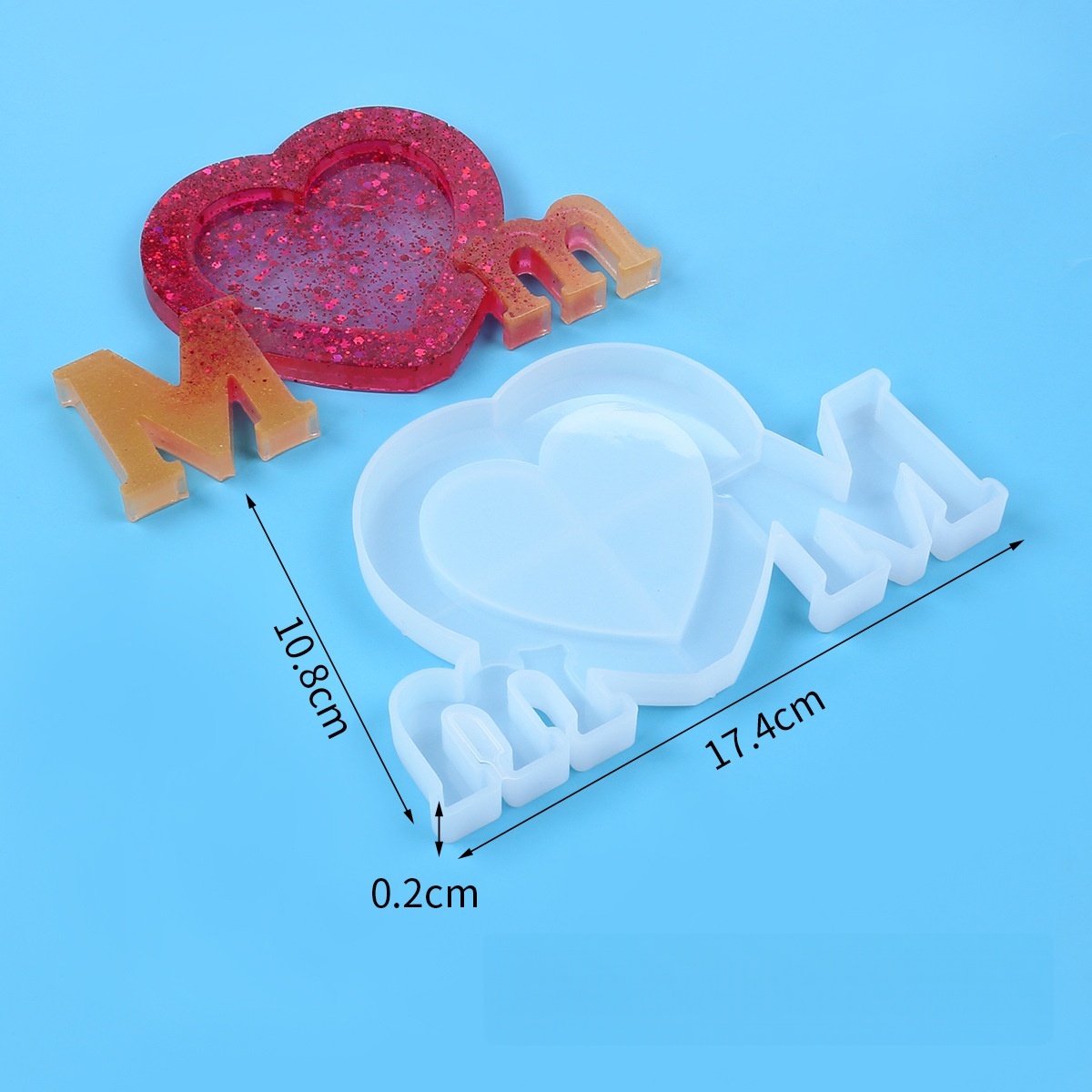Harf Mm Epoksi Reçine Silikon  - Resin Art Alphabet incelemesi ve fiyatı