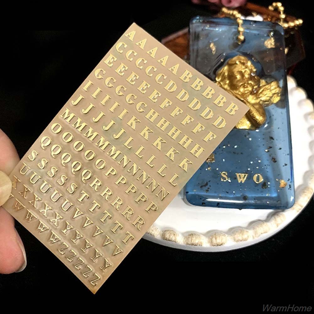 Dekorasyon epoksi reçine dolgu - Resin Art Alphabet incelemesi ve fiyatı
