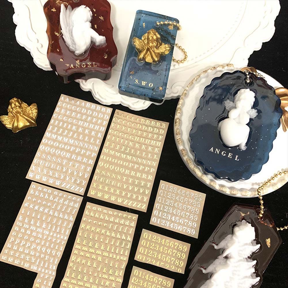 Dekorasyon epoksi reçine dolgu - Resin Art Alphabet incelemesi ve fiyatı