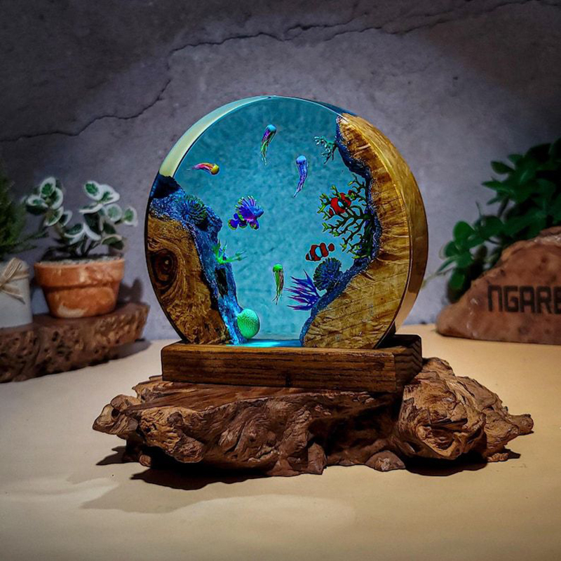 Okyanus Akvaryumu Organizma Re - Resin Art Baby incelemesi ve fiyatı