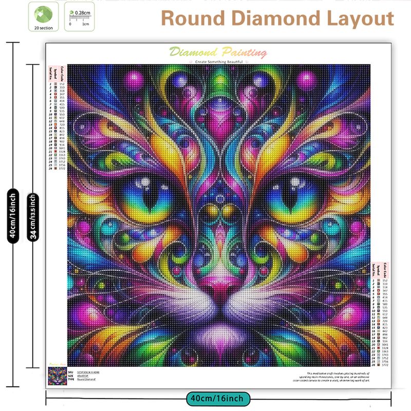 GATYZTORY Yeni Kedi Yüzü 5D DI - Resin Art Wallpaper incelemesi ve fiyatı