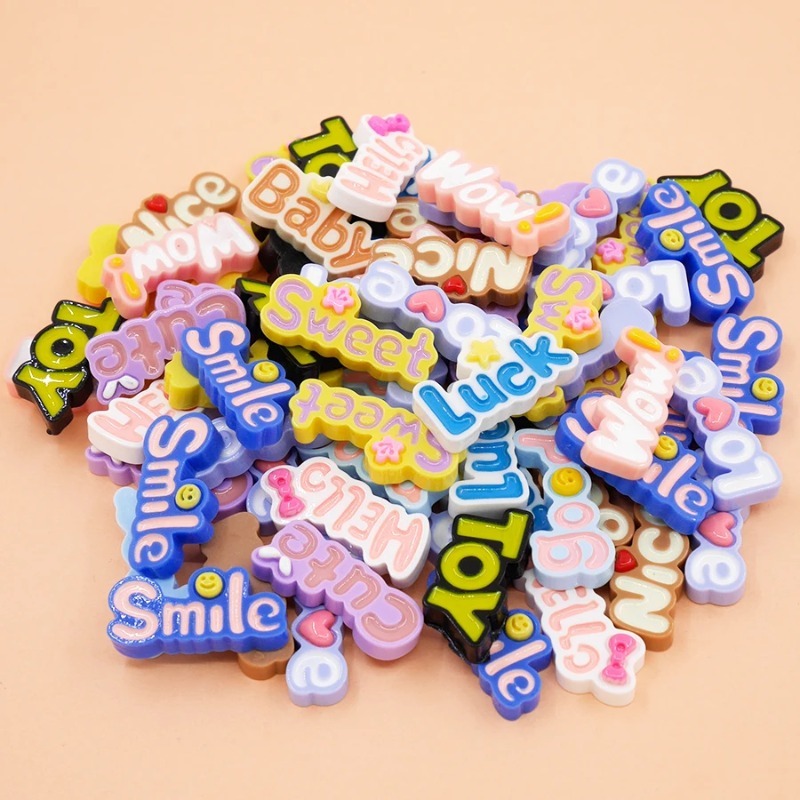 10 adet sevimli düz geri Wow L - Resin Art Alphabet incelemesi ve fiyatı