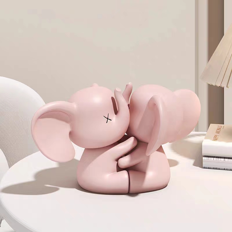 Fil Sarılma Süsleri Karikatür  - Resin Art Wedding Gift incelemesi ve fiyatı