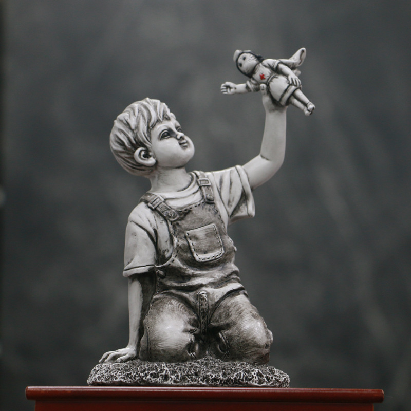 Banksy Heykelciği Sanat Eseri  - Resin Art Wedding Gift incelemesi ve fiyatı